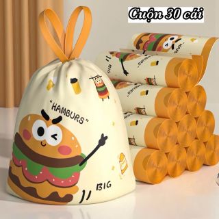 Cuộn 30 túi đựng rác siêu rai