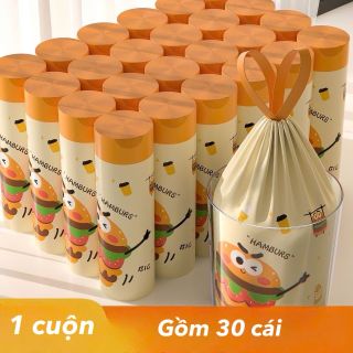 Cuộn 30 túi đựng rác siêu rai
