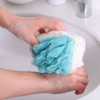 BÔNG TẮM DÂY 2 MÀU