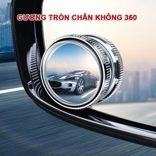 Gương cầu lồi ô tô tráng bạc xoay 360 độ