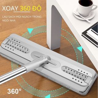 BỘ CÂY LAU NHÀ TỰ VẮT THÔNG MINH 2IN1