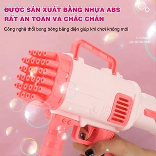 SÚNG BẮN BONG BÓNG 32 NÒNG CHO BÉ