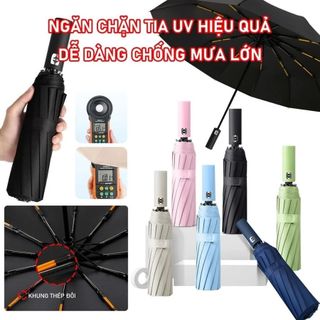 DÙ CHE MƯA 24 NAN TỰ ĐỘNG GẤP GỌN