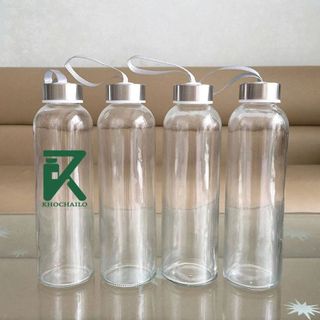 CHAI THỦY TINH TRÒN NẮP DÂY XÁCH 500ML