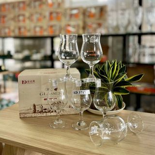KD: 3717 - 385 ml "Ly rượu vang"  ( thung 8B )