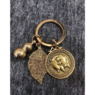 Móc Khóa 12 Con Giáp Phong Thủy Bằng Đồng Thau Theo Mệnh Xua Đuổi Tà Khí