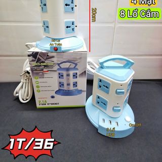 Ổ CẮM ĐIỆN 2 TẦNG 8 Ổ CẮM 3 CỔNG USB