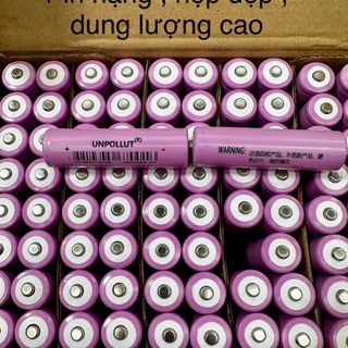 Pin sạc 3,7v 18650 dùng cho loa phóng thanh,máy craven,micro loại tốt(  UNPLUT Hồng ) giá sỉ - giá bán buôn