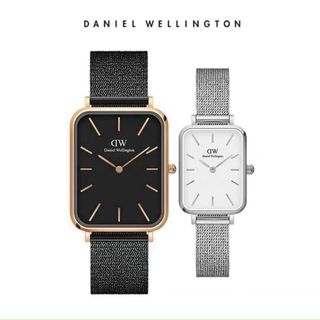ĐỒNG HỒ NAM NỮ CAO CẤP DANIEL W MẶT CHỮ NHẬT MỚI DÂY DA VÀ LƯỚI