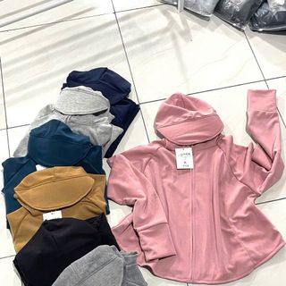 ÁO KHOÁC CHỐNG NẮNG - VÀNH TO - KHOÁ KÉO CAO NỬA MẶT