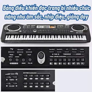 ĐÀN PIANO 61 PHÍM MINI CHO BÉ KÈM MIC