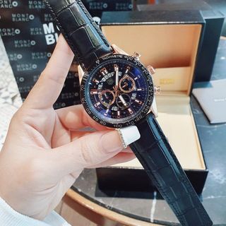 ĐỒNG HỒ NAM TRUNG CẤP TAGHEU DÂY DA CHẠY FULL KIM