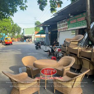 Ghế cafe nhựa giả Mây cao cấp dành cho Resort nhà hàng giá rẻ