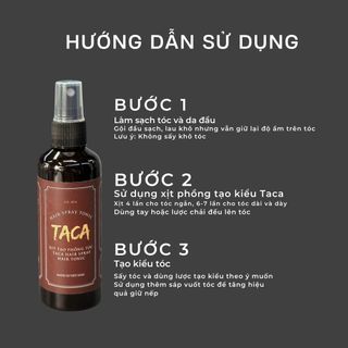 Xịt Phồng Tóc TACTA 50ml Hỗ Trợ Tạo Kiểu, Giữ Nếp, Kiềm Dầu Chai | Sáng Tạo Babershop