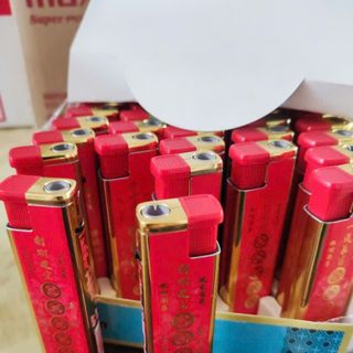 Quẹt sắt hoa văn may mắn