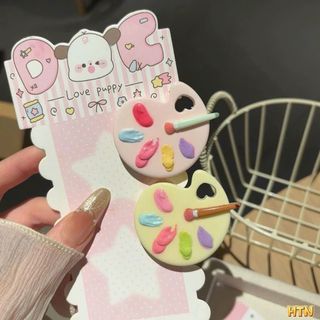 KẸP TÓC BẢNG MÀU VẼ TRANH