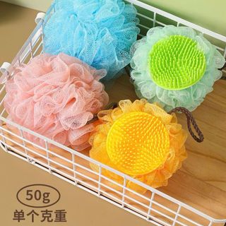 Bông Tắm Tạo Bọt Cao Cấp Đa Năng Kiêm Bàn Chải Massage Gội Đầu Kích Thích Mọc Tóc Thế Hệ Mới