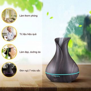 Máy Tạo Độ Ẩm Hình Hoa Tulip Có Điều Khiển 500ML