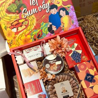 Giỏ quà Tết sang trọng, giá cả phải chăng