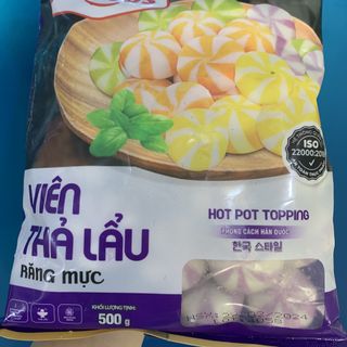 Viên thả lẩu răng mực LC (500g / Gói)