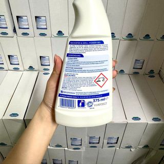 XỊT VỆ SINH LÒ NƯỚNG, NỒI CHIÊN KHÔNG DẦU, LÒ VI SÓNG DR. BECKMANN BACKOFEN AKTIV- GEL 375ML