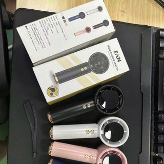 Quạt Cầm Tay  100 Mức Độ Gió Sử Dụng Động Cơ Turbo Dung Lượng Pin 5000mAh