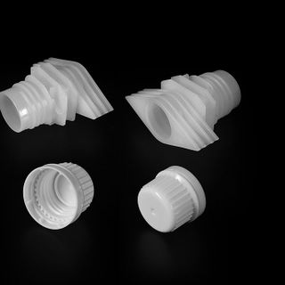 Vòi nhựa PE 16mm nắp đôi mới