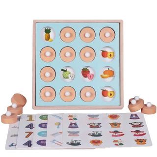 Đồ Chơi Lật Hình Luyện Trí Nhớ Bằng Gỗ