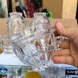 BỘ 6 LY THỦY TINH 185ML CAO CẤP ZB45A