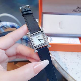 ĐỒNG HỒ NỮ CAO CẤP HERMEC DÂY DA MẶT VIỀN HỘT NEW