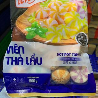 Viên thả lẩu hỗn hợp mix 3 loại LC (500g / Gói)