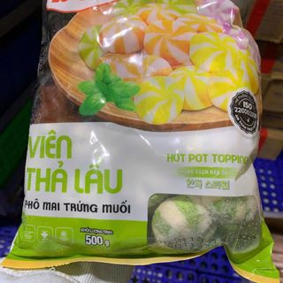 Viên thả lẩu phô mai trứng muối LC (500g / Gói)