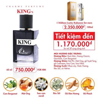 Nước hoa Charme king 60ml