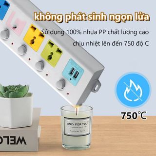 Ổ CẮM ĐIỆN USB ĐA NĂNG DÂY DÀI 5M