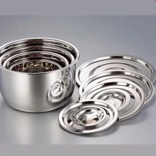 BỘ 5 NỒI INOX CÓ NẮP MY HOME