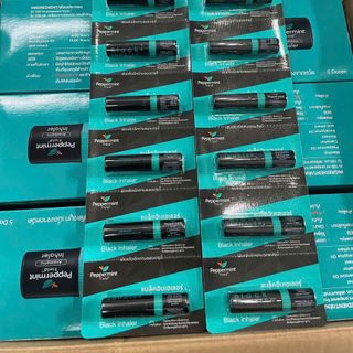 ỐNG HÍT PEPPERMINT MÀU ĐEN 2 IN 1 THÁI LAN