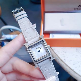 ĐỒNG HỒ NỮ CAO CẤP HERMEC DÂY DA MẶT VIỀN HỘT NEW