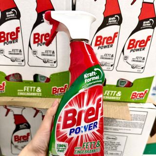 CHAI XỊT TẨY DẦU MỠ BREF POWER DÙNG CHO NHÀ BẾP - 750ml
