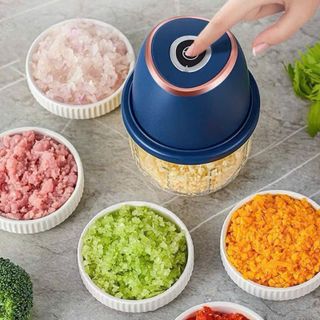 Máy Xay Tỏi, Ớt, Thịt Sạc Điện 350ML