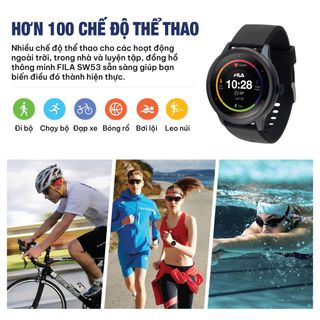 Đồng hồ thông minh Fila Đen - SW-53