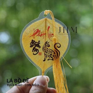Lá Bồ Đề 12 con giáp JHM - Trợ Tài Lộc, Trợ Bình An