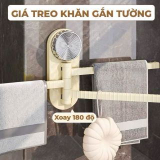 Giá treo khăn gắn tường xoay 180 độ