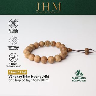 Vòng tay hồ lô Trầm Hương phong thủy JHM phù hợp tay nam nử mang lại bình an may mắn Phụ Kiện Voi
