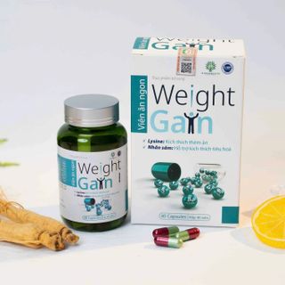 Viên Ăn Ngon Weight Gain - Viên Uống Tăng Cân Cho Người Gầy, Bổ Sung Vitamin, Lợi Khuẩn, Chính Hãng