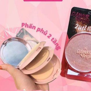 Phấn Phủ Glamour Bright 2in1 Thái Lan Aron Siêu Mịn , Kiềm Dầu Tốt , Lâu Trôi giá sỉ