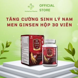 Viên Uống Tăng Cường Sinh Lý Men Ginsen – Bổ Thận Tráng Dương, Hỗ Trợ Kéo Dài Quan Hệ, Hồng Sâm Hàn Quốc