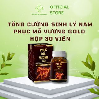 Viên Uống Tăng Cường Sinh Lý Nam Phục Mã Vương Gold – Bổ Thận Tráng Dương, Kéo Dài Quan Hệ