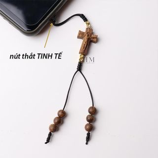 Dây đeo điện thoại, móc khóa, trang trí dây kéo túi sách trầm hương phong thủy JHM Decor Decor Phòng