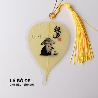 Lá bồ đề chú tiểu mang bình an phong thủy JHM mang lại may mắn tài lộc Decor Decor Phòng Đồng