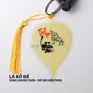 Lá bồ đề chú tiểu mang bình an phong thủy JHM mang lại may mắn tài lộc Decor Decor Phòng Đồng